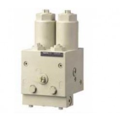 Double flow contr.valve