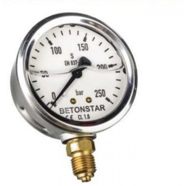 Pressure gauge 0-250bar